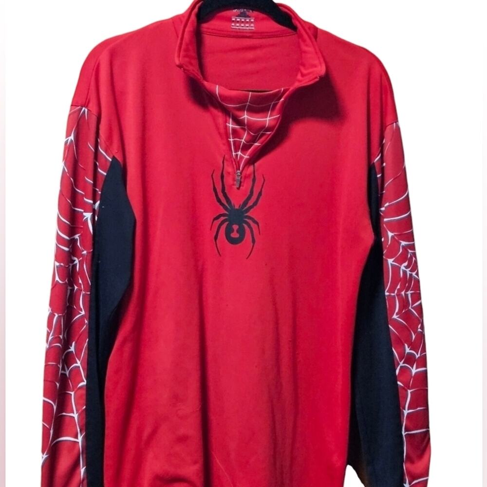 SPYDER Thermal Shirt Half Zip Pullover Men's Medium